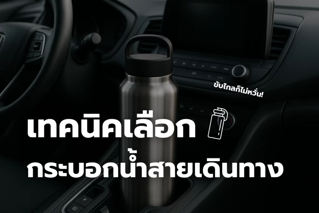 เทคนิคเลือก กระบอกน้ำสายเดินทาง ขับยาวแค่ไหนก็ไม่หวั่น!