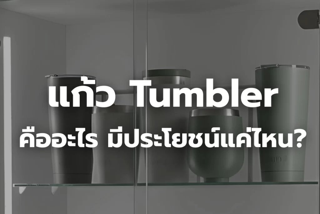 แก้ว Tumbler คืออะไร มีประโยชน์แค่ไหน?