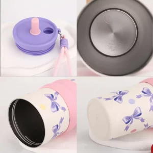 แก้วน้ำเก็บความเย็น รุ่นSWB713 ฝา 304 ปาก ก้น