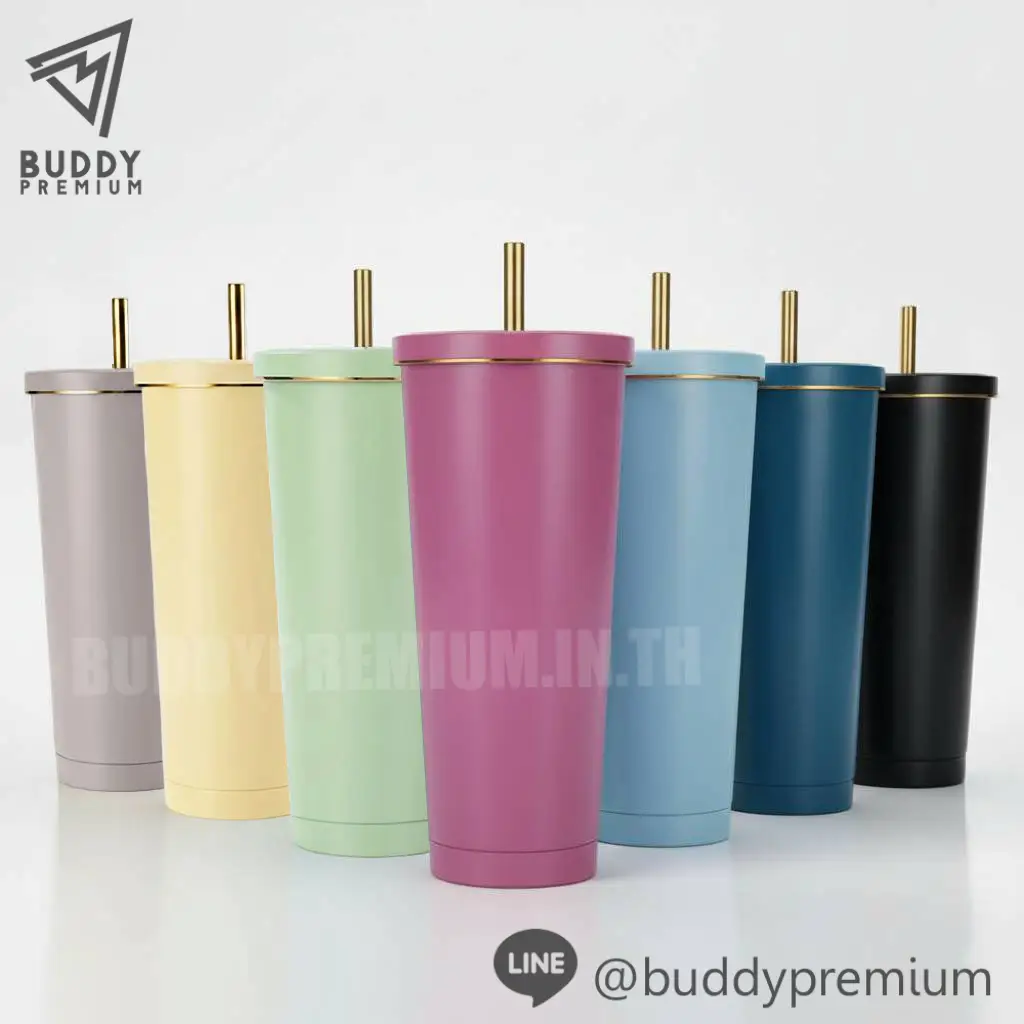 แก้วสแตนเลสเก็บความเย็น_SWB714_รวมสี แก้วสแตนเลสเก็บความเย็น รุ่นSWB714 รวมสี