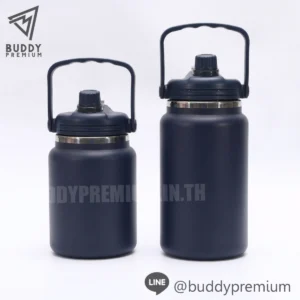 กระติกน้ำสุญญากาศสแตนเลส SWB320 สีน้ำเงิน ขนาด 2.8L และ 4L