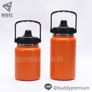 กระติกน้ำสุญญากาศสแตนเลส SWB320 สีส้ม ของแจกพรีเมียมสายสปอร์ต