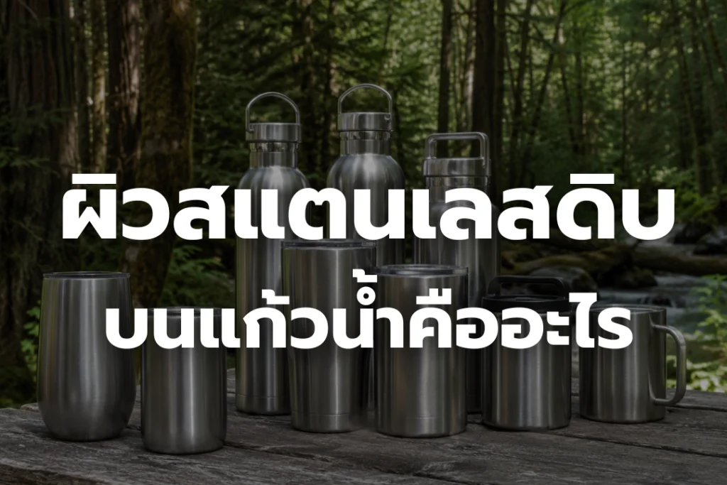 ผิวสแตนเลสดิบ บนแก้วน้ำคืออะไร